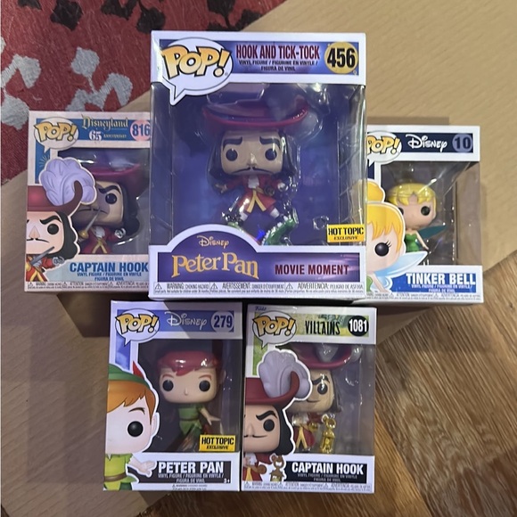Peter Pan Funko Pop Lot